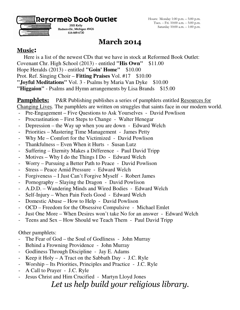 RBONewsletter-Mar2014 Page 1
