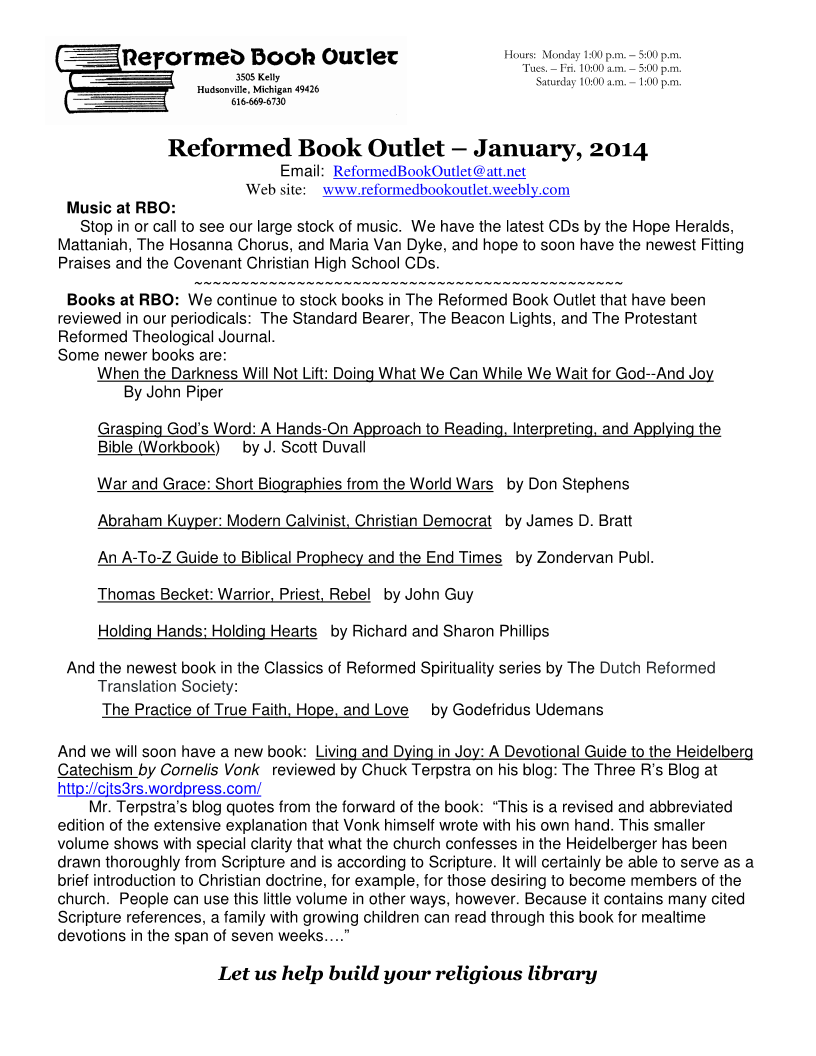 RBO Newsletter-Jan2014 Page 1