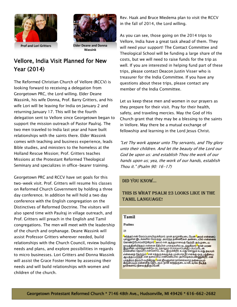 India Outreach Newsletter Dec2013 Page 2