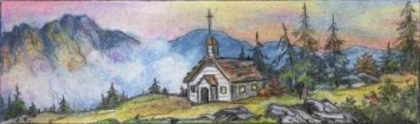 Picture is a water color by Jean Ezinga of Loveland, Colorado